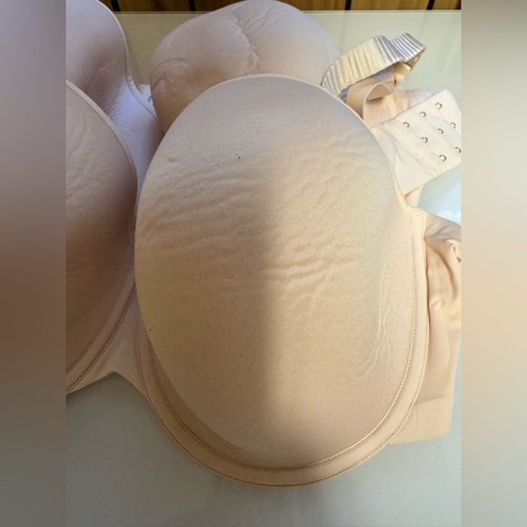 SET of 2 Third Love Classic T-Shirt Bra Soft Pink Size 42D EUC - Picture 6 of 7